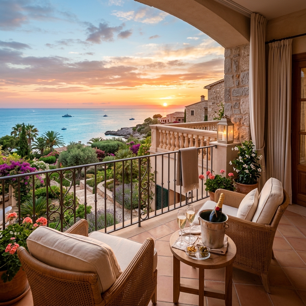 Balcon privé Suite Prestige