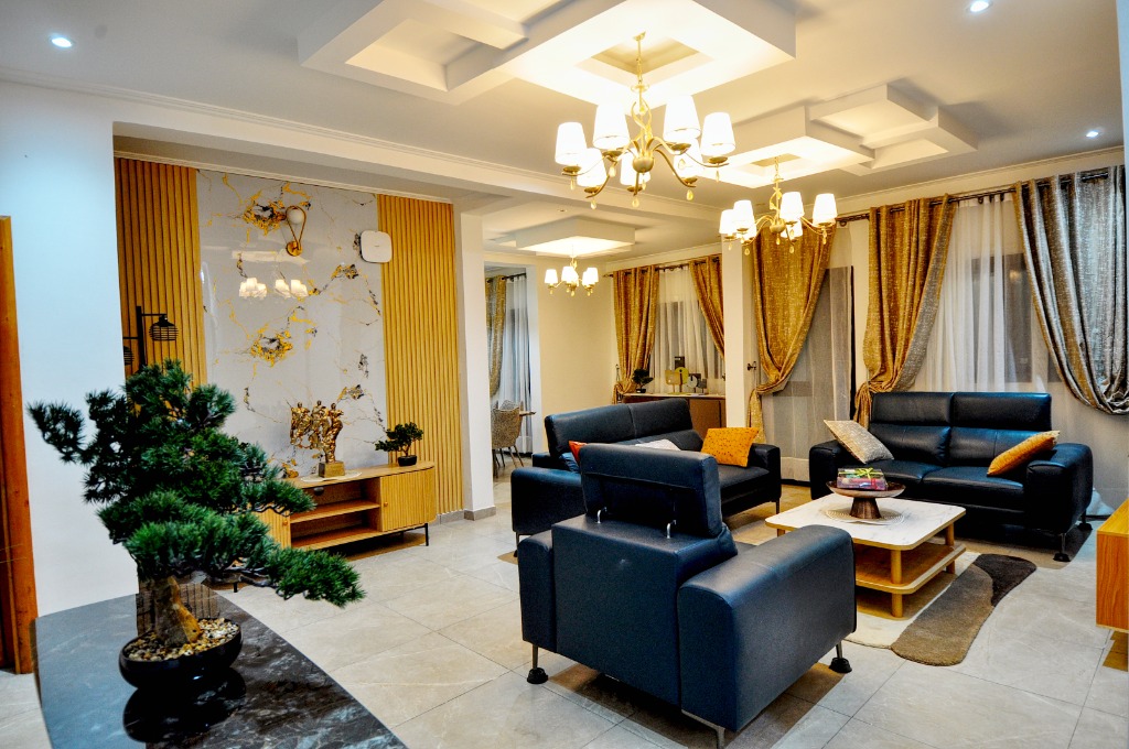 Salon de l'Appartement Prestige Signature Gold Tower Résidences